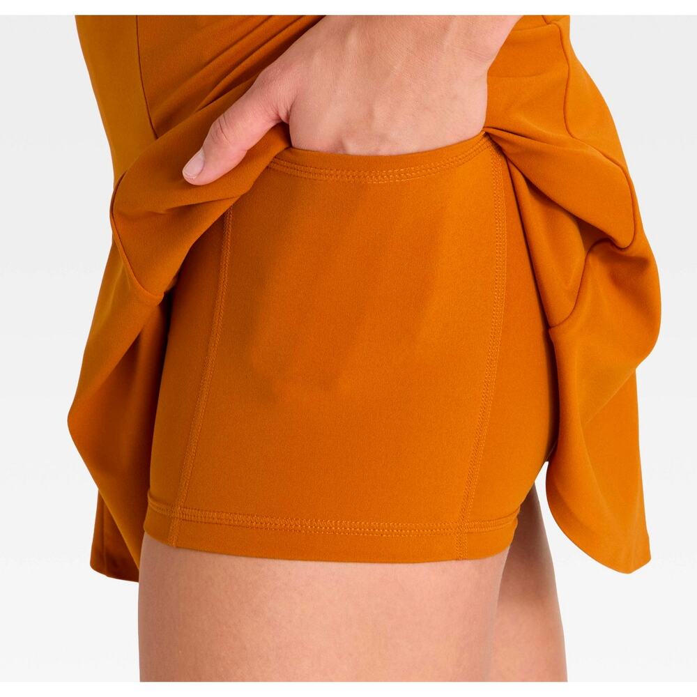 JoyLab Game Day Drop Waist Burnt Orange Skort - Picture 6 of 16